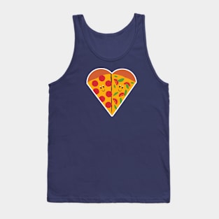 Pizza heart Tank Top